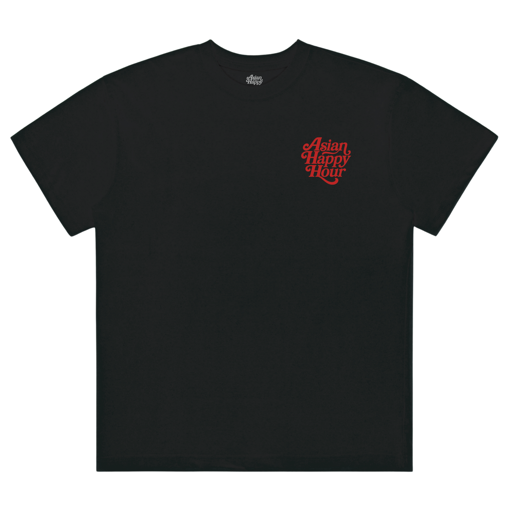 Asian Happy Hour Staple Tee | Black