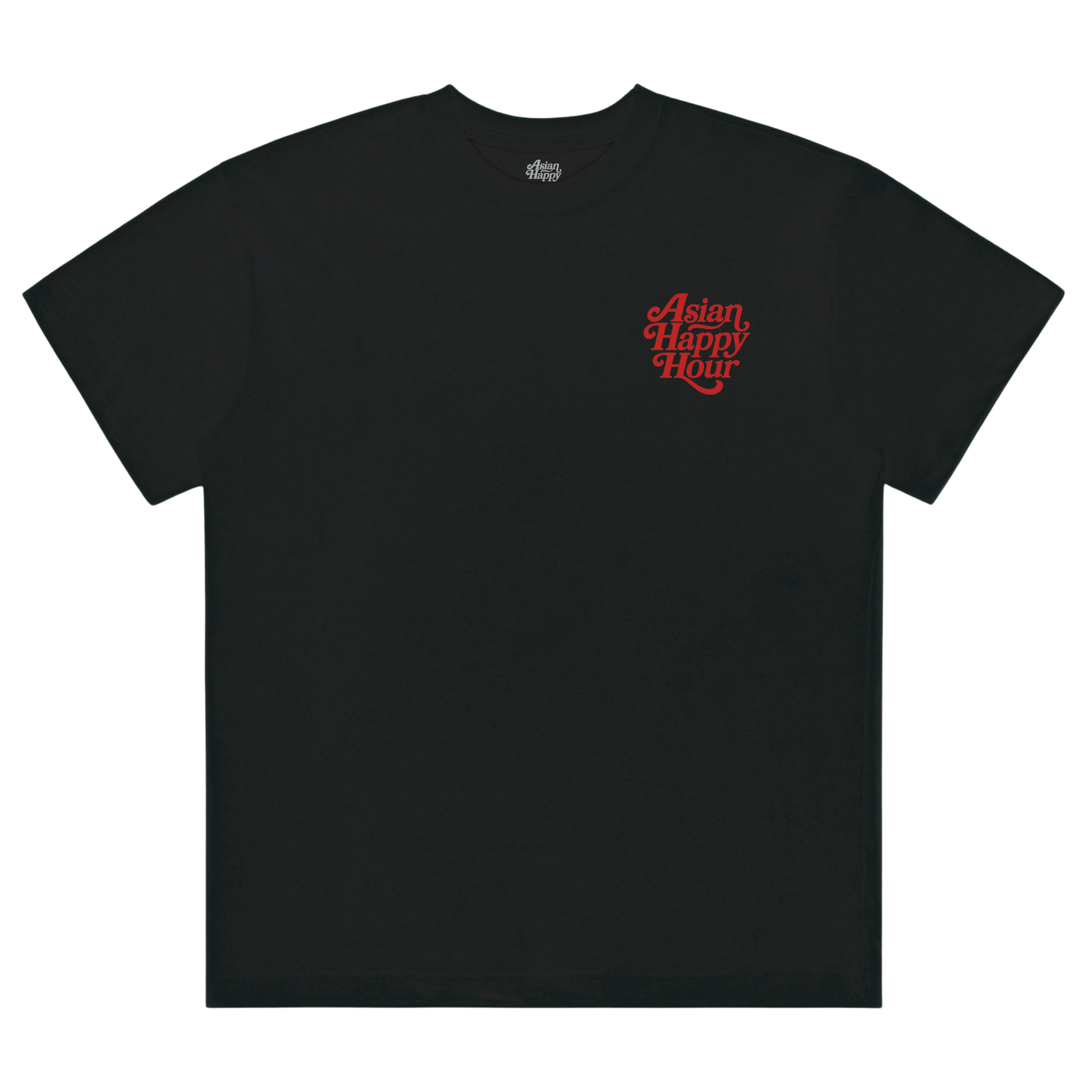 Asian Happy Hour Staple Tee | Black