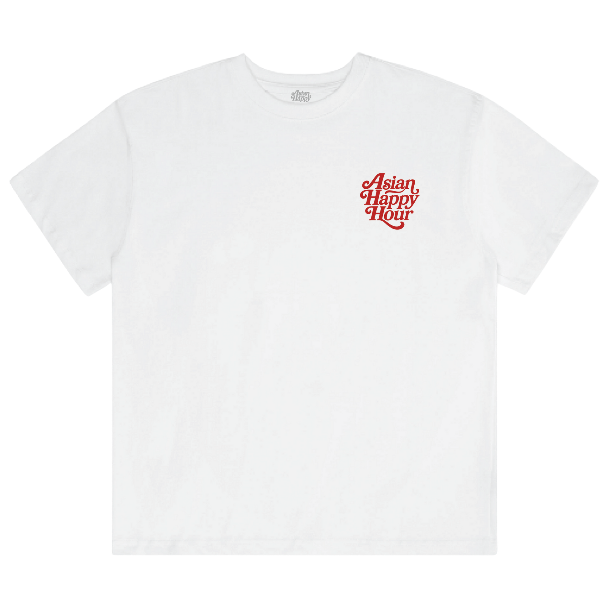Asian Happy Hour Staple Tee | White