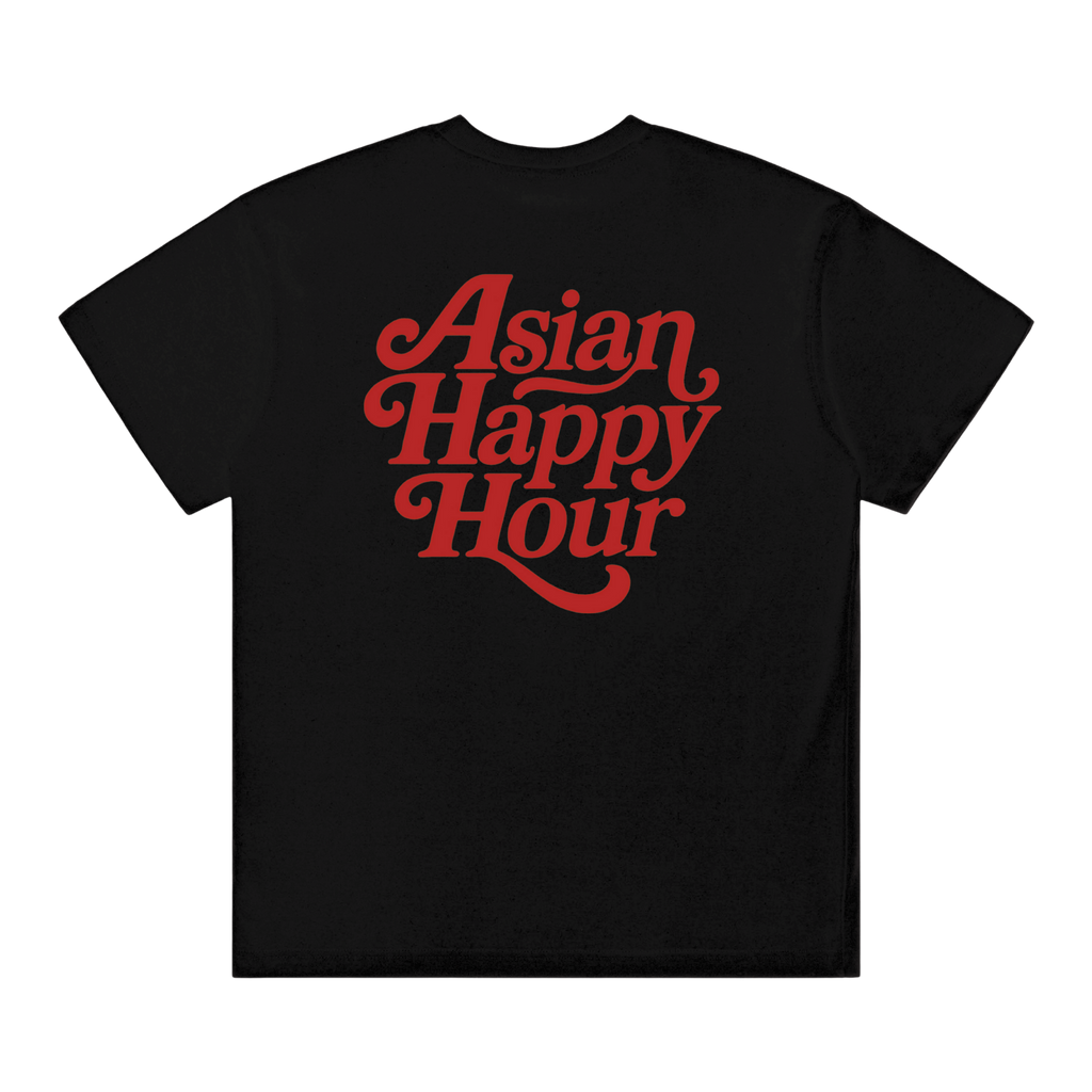 Asian Happy Hour Staple Tee | Black
